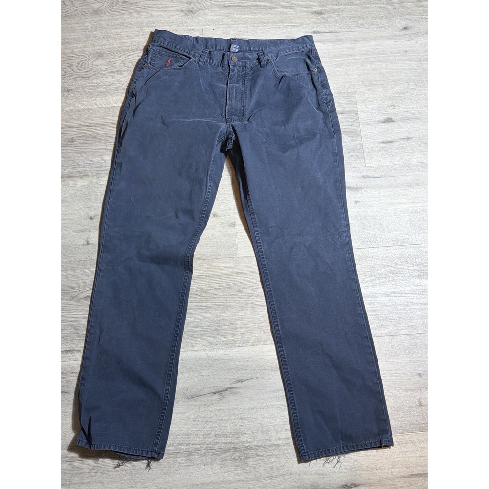 Polo Ralph Lauren Blue Chino Pants Mens 36x32 Classic Fit Logo‎